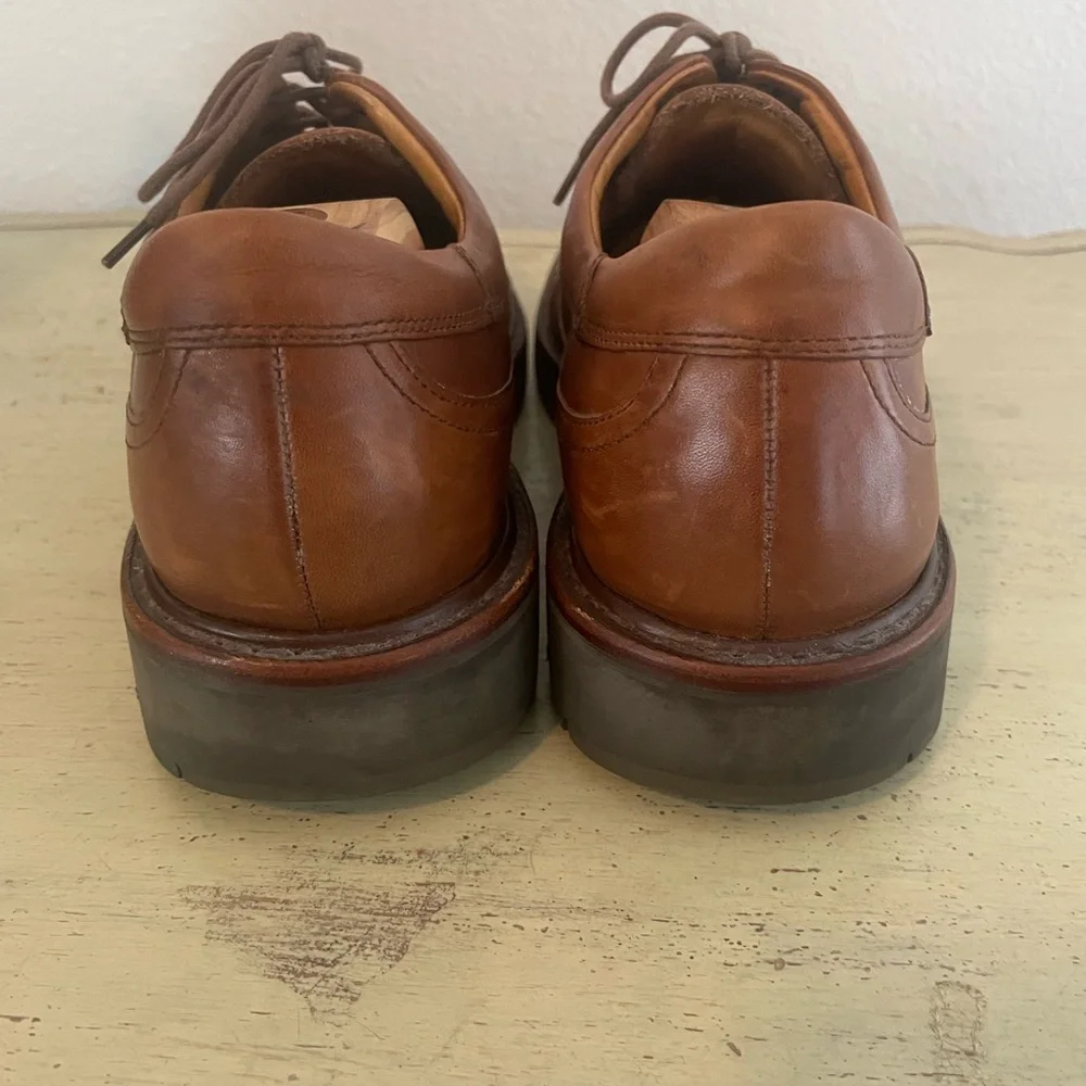 MEPHISTO Made in France Goodyear Welt Bicycle Toe Derby Shoe in Brown Size 9 1/2
